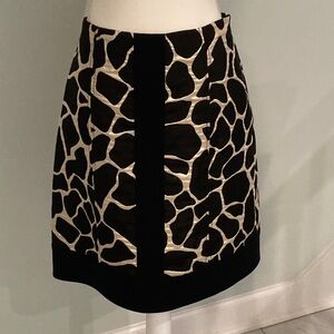 Etcetera Black and Gold Skirt. Size 8.